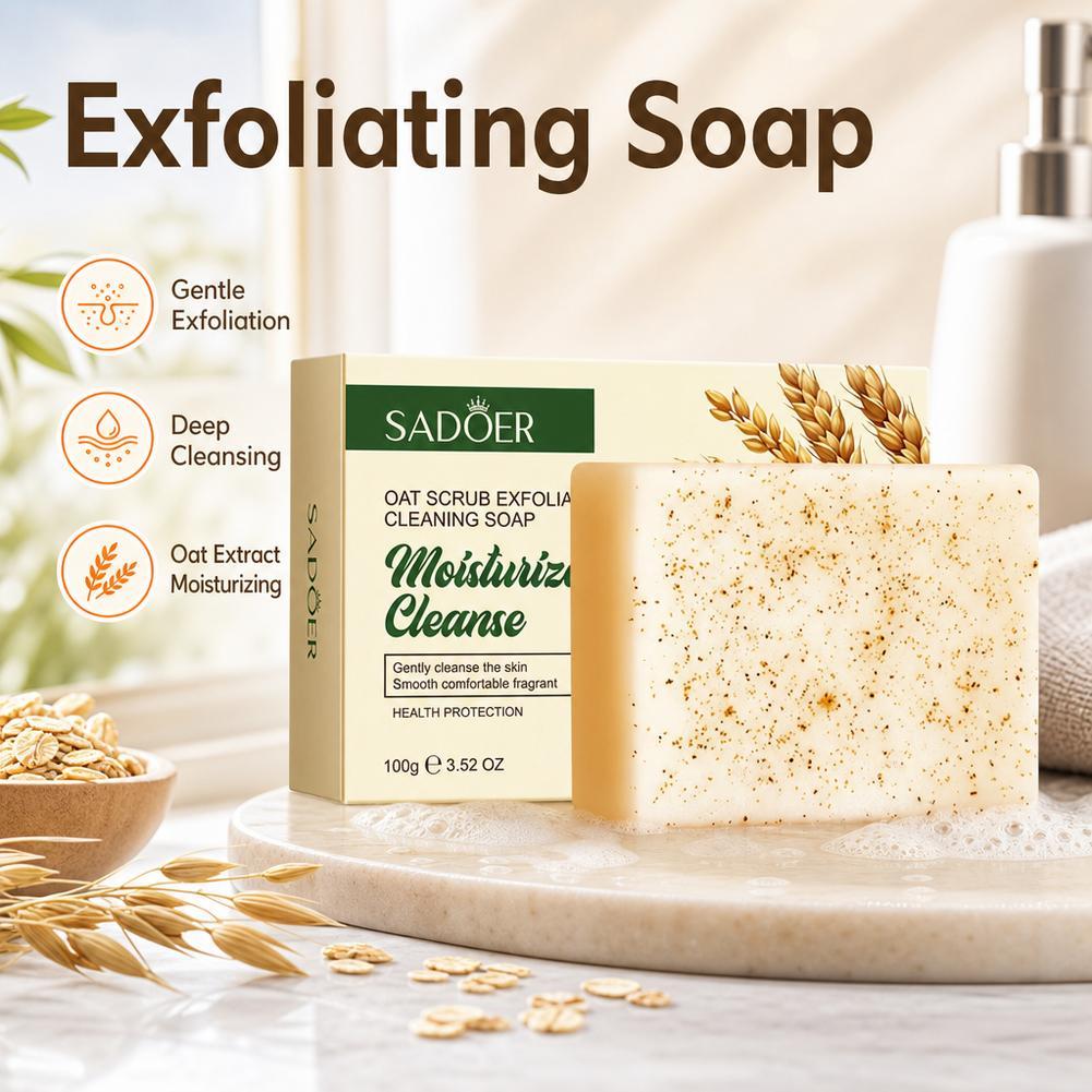 Oat Scrub Exfoliating Cleaning - Skincare Oat 评论和价格