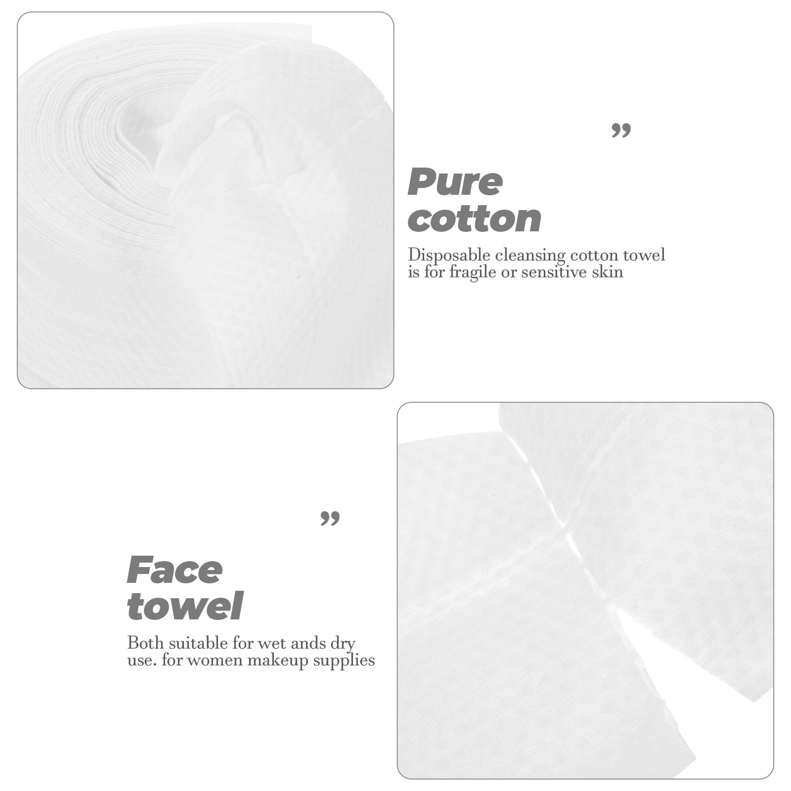60Pcs Cotton Face Cleaner Disp - Skincare Routine 评论和价格