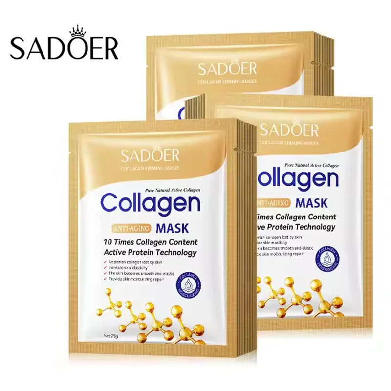 50/30/20/10pcs SADOER Collagen - Collagen Sheet Mask 评论和价格
