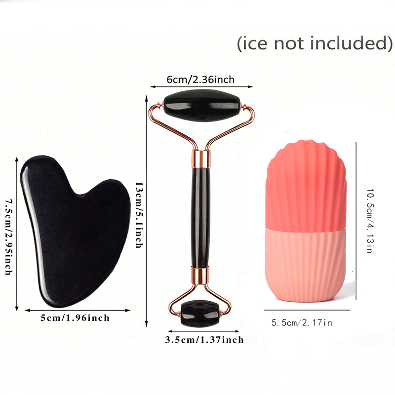1/2/3pcs Ice Face Roller Facia - Skincare Routine 评论和价格