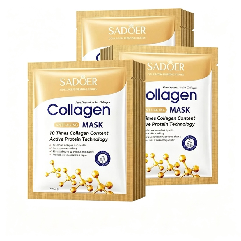 5/10/20/30pcs Korean Collagen  - Collagen Sheet Mask 评论和价格