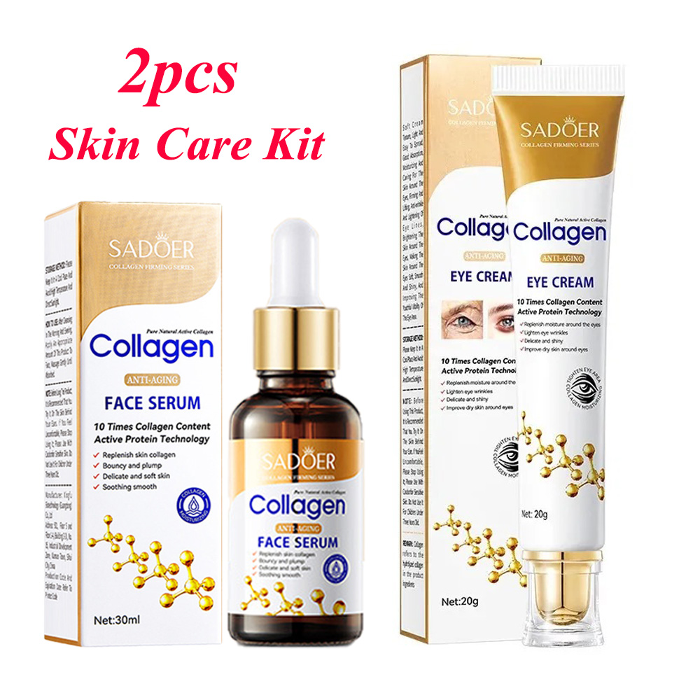 SADOER Collagen Skin Care Sets - Caffeine Eye Serum 评论和价格