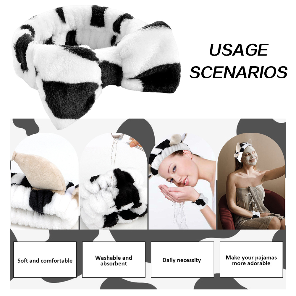 4pcs 3D Cow Headband Super Cut - Skincare Routine 评论和价格