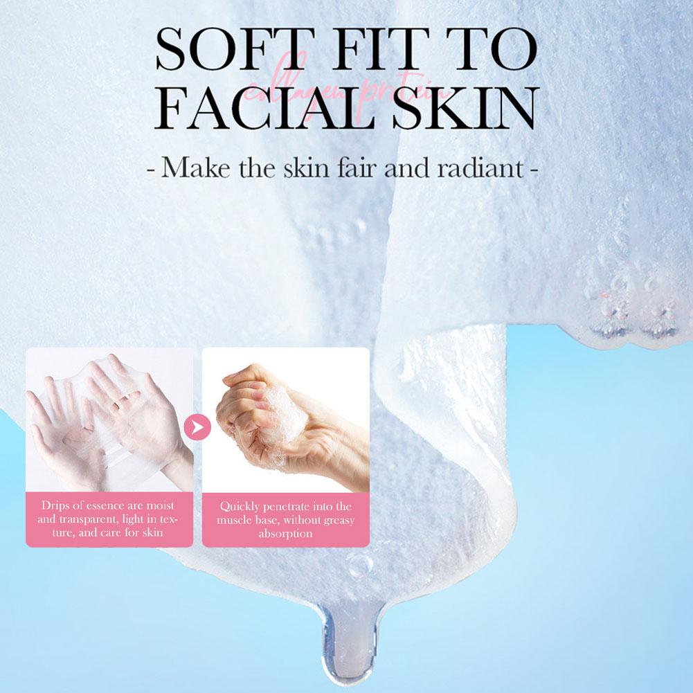 5Pcs Collagen Sakura Face Mask - Collagen Sheet Mask 评论和价格
