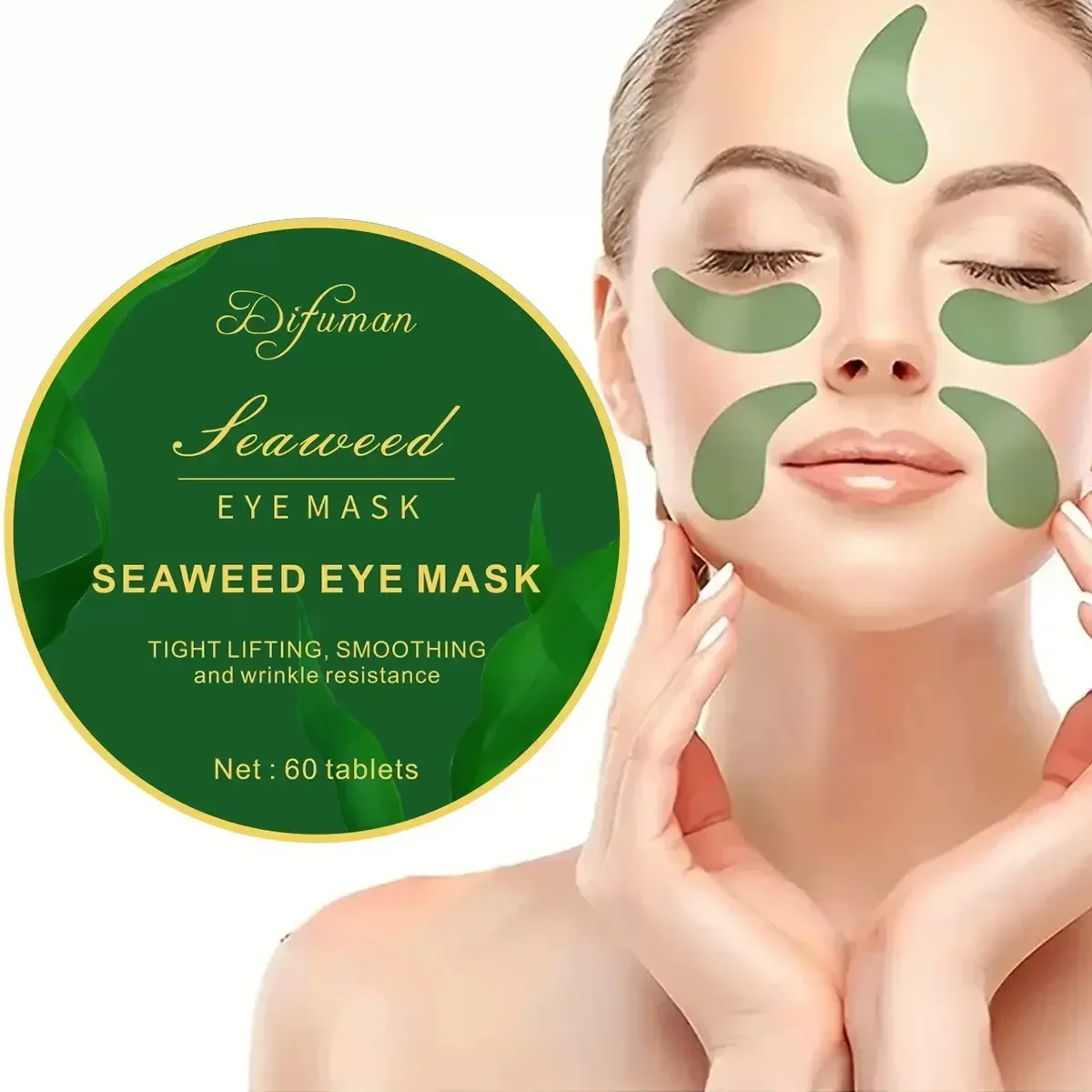 60pcs seaweed hyaluronic acid  - Collagen Sheet Mask 评论和价格