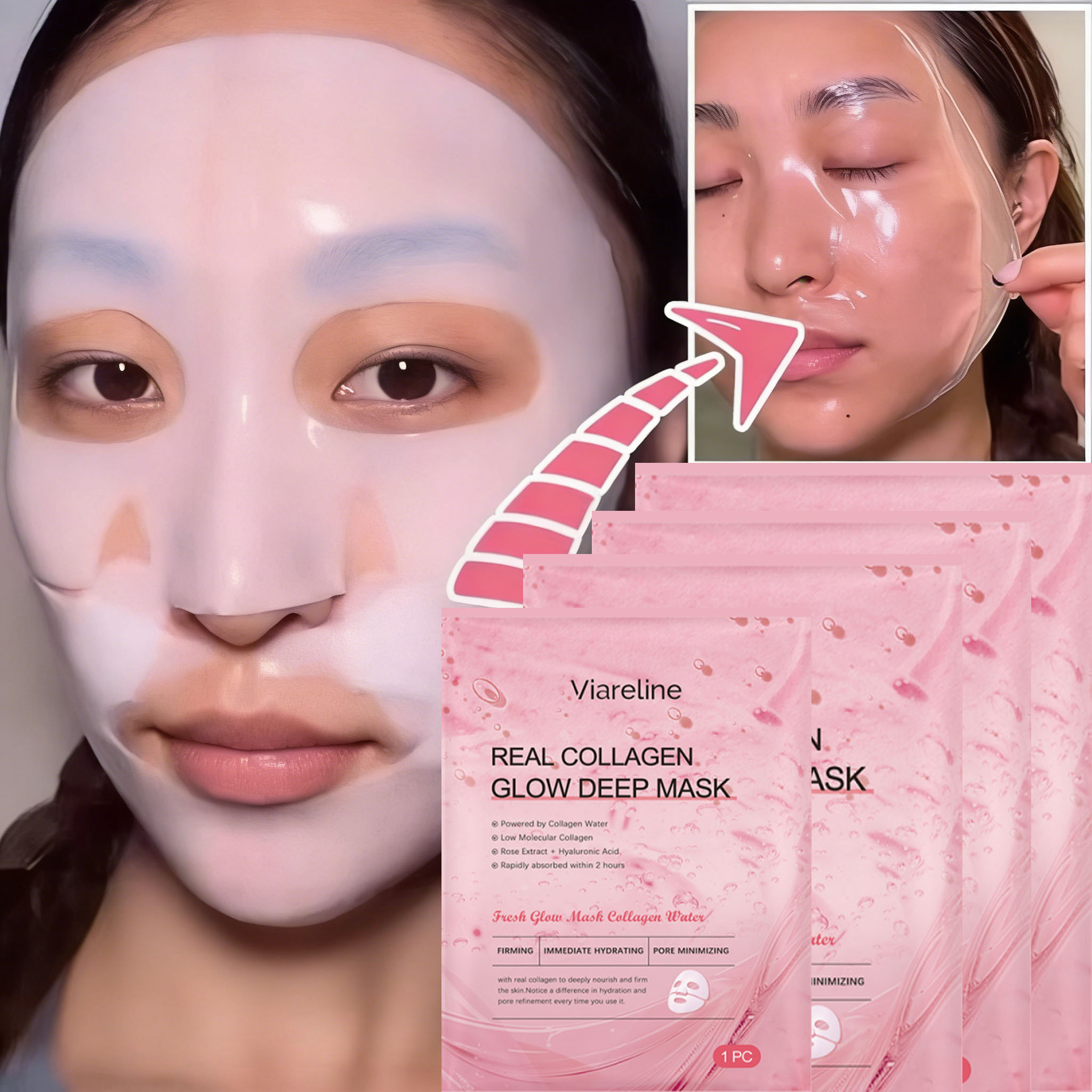 Overnight Collagen Mask Salmon - Collagen Sheet Mask 评论和价格