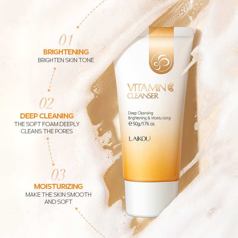 LAIKOU 50g Vitamin C Facial Cl - Salicylic Acid Cleanser 评论和价格