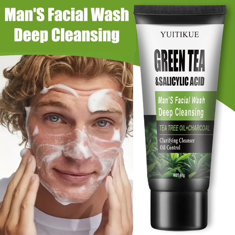 YUITIKUE Men's Facial Wash 60g - Salicylic Acid Cleanser 评论和价格