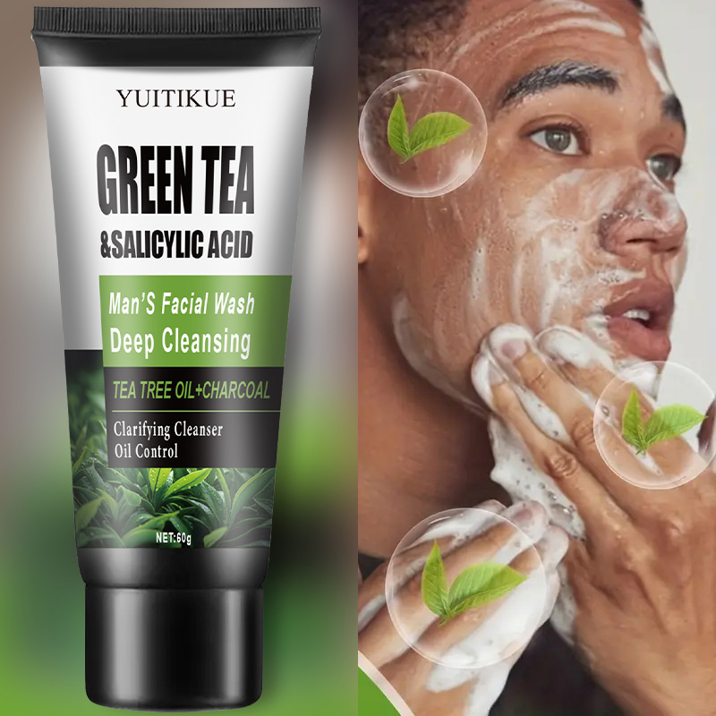 YUITIKUE Men's Facial Wash 60g - Salicylic Acid Cleanser 评论和价格