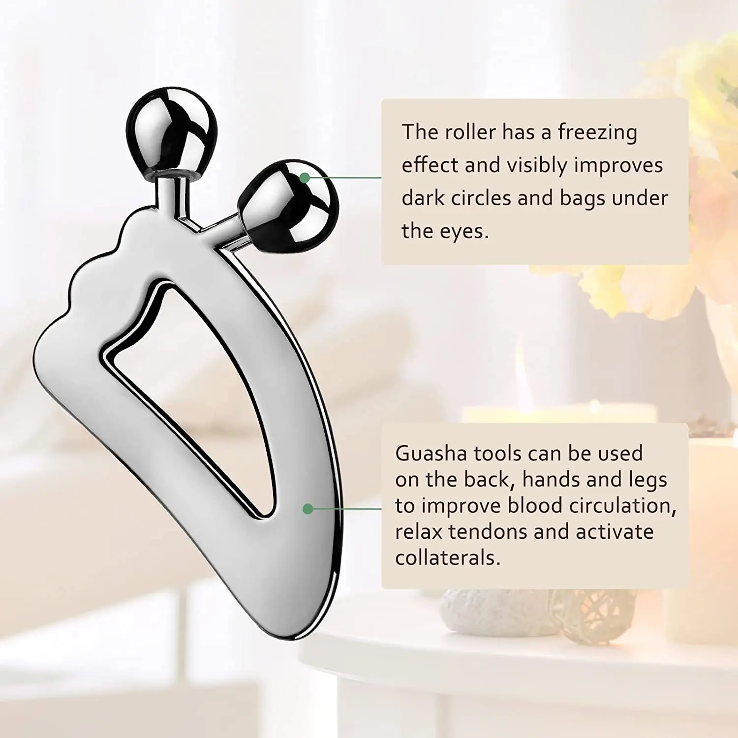 3D Facial Roller & Gua Sha Too - Skincare Scora 评论和价格