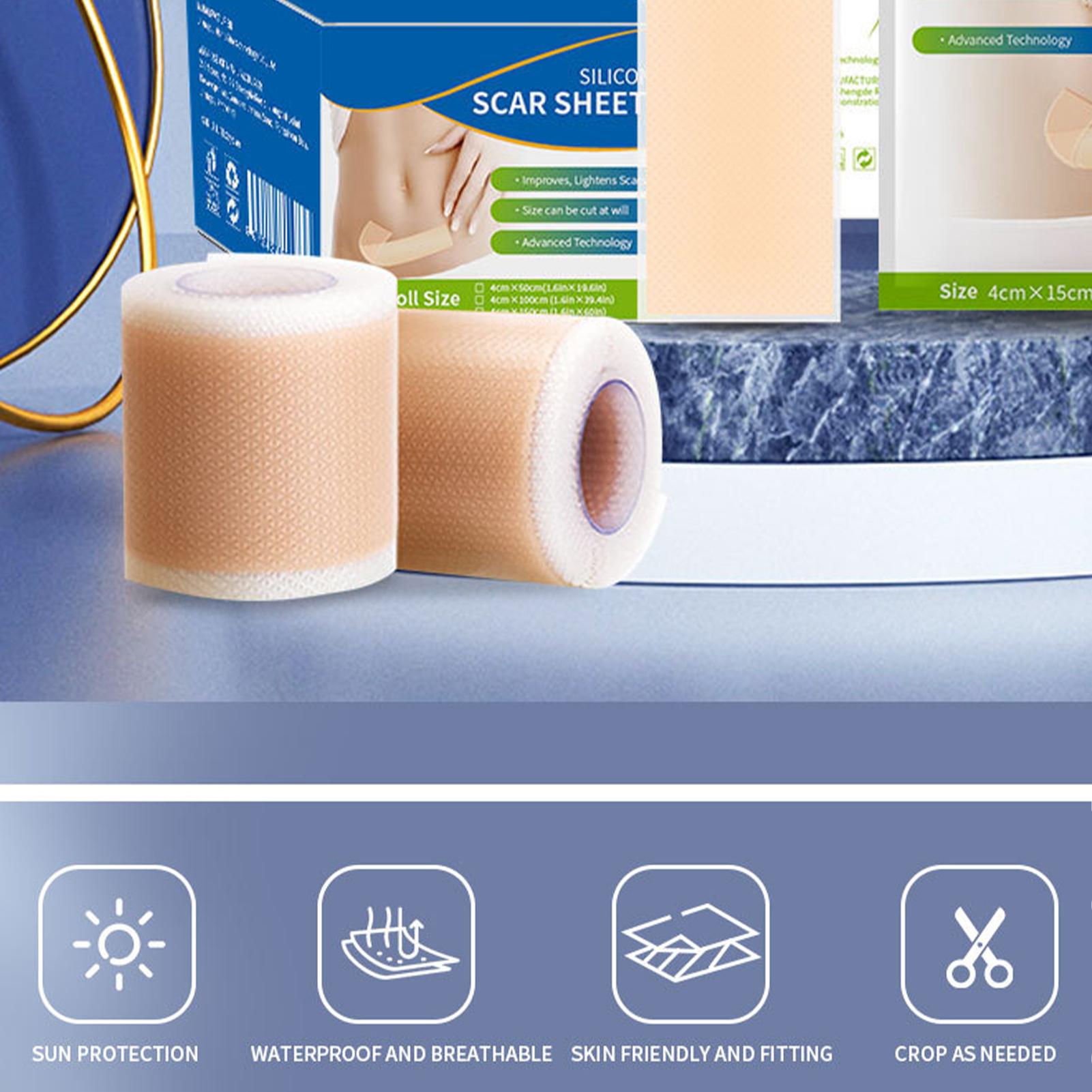 1 Roll Silicone Scar Sheets 4c - Collagen Sheet Mask 评论和价格