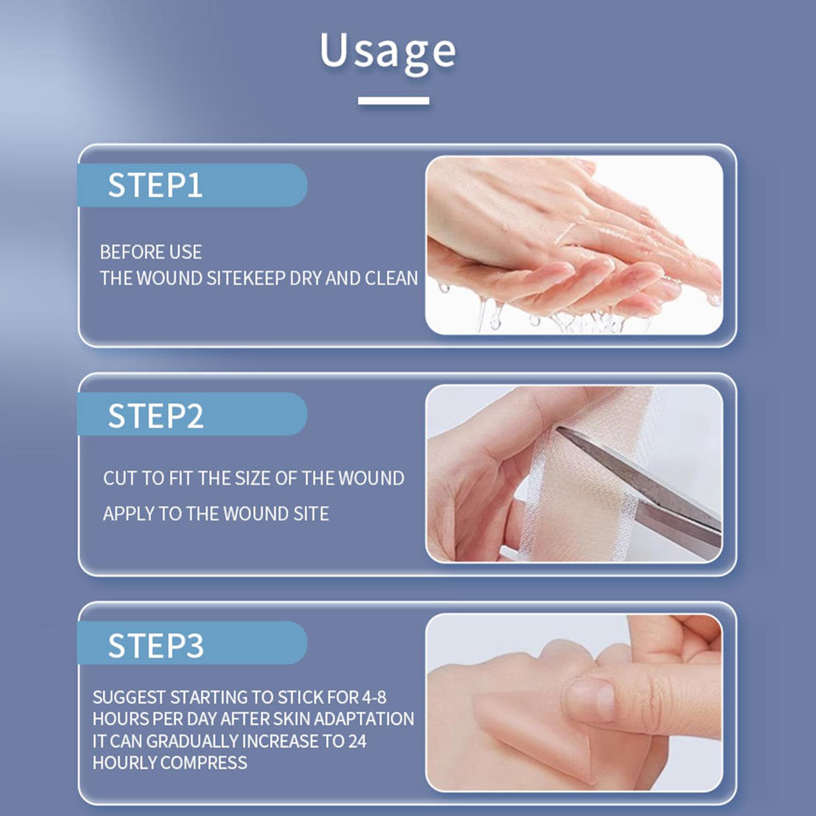 1 Roll Silicone Scar Sheets 4c - Collagen Sheet Mask 评论和价格